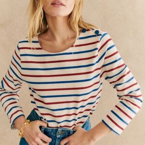 Sézane Marinière Colette Top NWT Size M